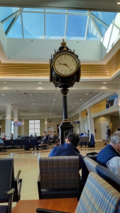 オーガスタ市に設置されている時計。